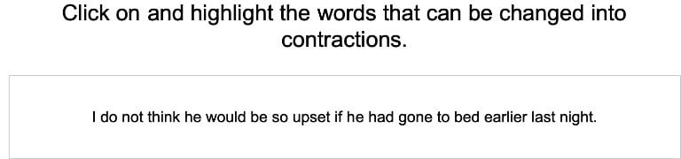 Apostrophes in Contractions 2