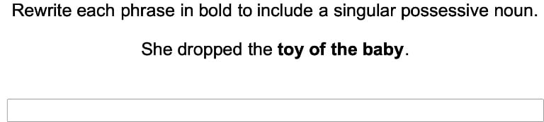 Apostrophes in Singular Possessive Nouns 2