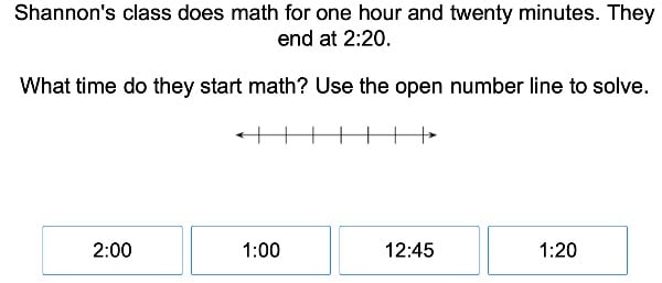 Calculating Elapsed Time on a Number Line large image