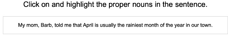 Capitalization: Proper Nouns 2