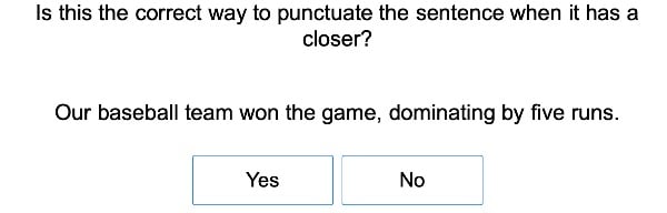 Comma Before a Closer 1 large image