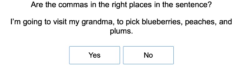 Commas in a Series