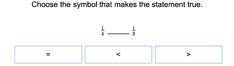 Comparing Fractions