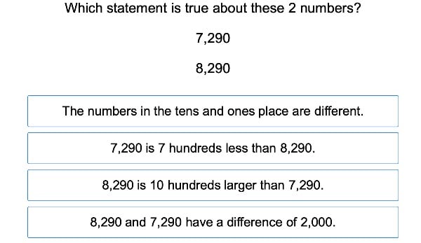Comparing Multi-Digit Numbers large image