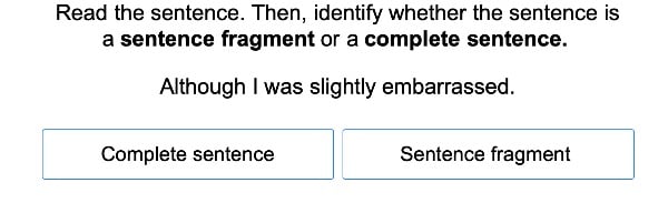 Complete Sentences vs. Fragments 3 large image