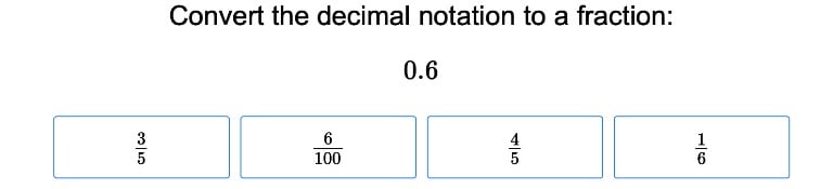 Convert Decimals to Fractions 1