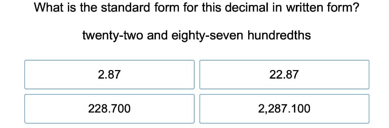 Decimal Numbers and the Hundredths Place