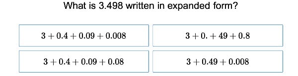 Decimal Numbers and the Thousandths Place large image