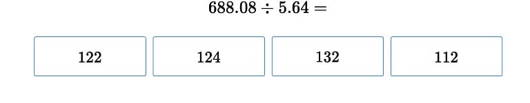 Decimal Division to the Hundredths Place