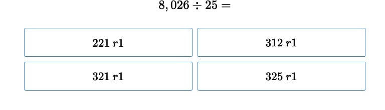 Division with Multi-Digit Dividends