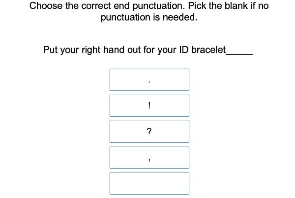End Punctuation 1 large image