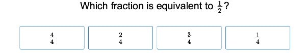 Equivalent Fractions 1 large image