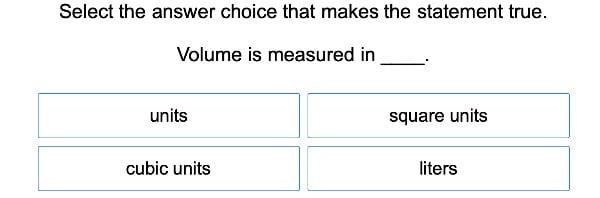 Formulas for Calculating Volume large image
