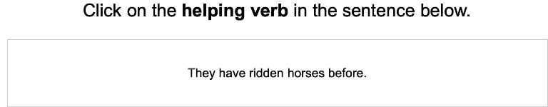 Helping Verbs 1