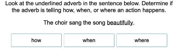 How, When, and Where Adverbs 2 large image