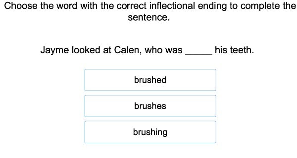 Inflectional Endings large image