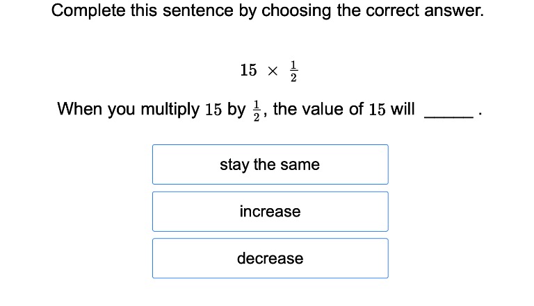 Interpret Multiplication of Fractions as Scaling