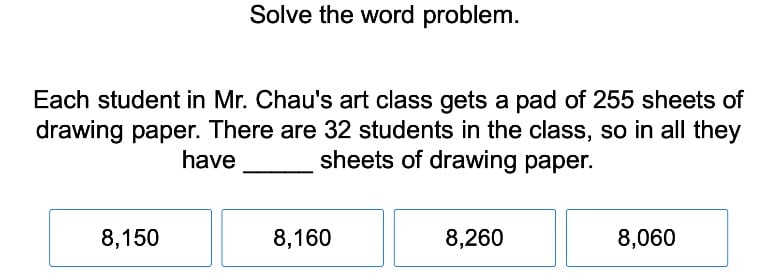 Multi-Digit Multiplication and Word Problems 1