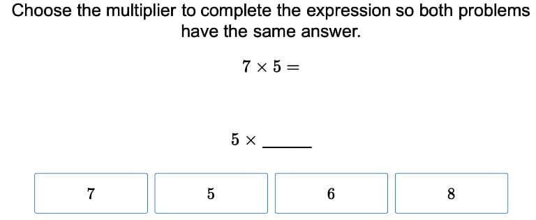 Commutative Property of Multiplication