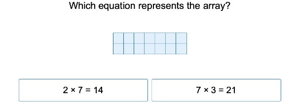 One-Digit Multiplication and Arrays large image