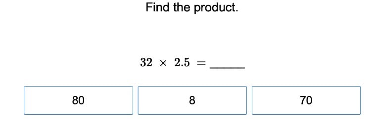 Multiplying Decimals to the Tenths Place