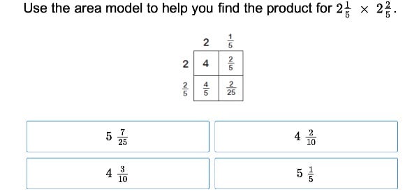 Mixed Number Fractions and Arrays large image