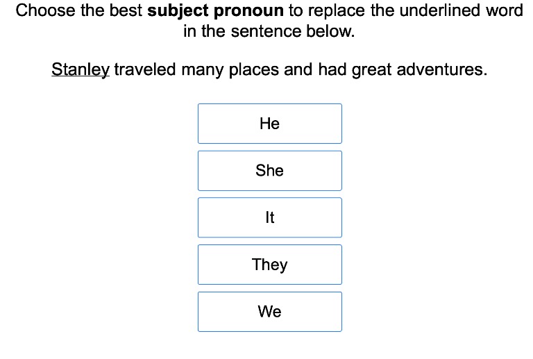 Noun Pronoun Agreement