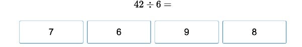 Division Facts to 100 with One-Digit Divisors large image