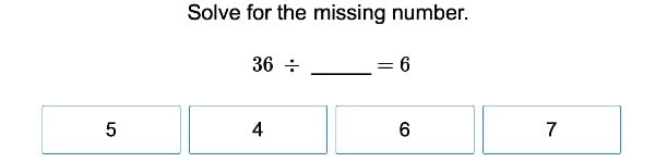 Division with One-Digit Divisors and Missing Factors large image