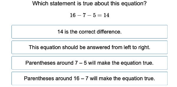 Order of Operations and Use of Parentheses large image