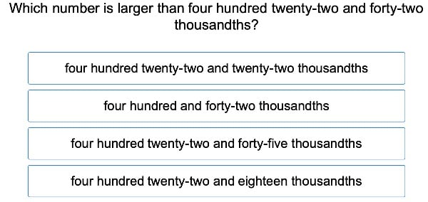 Ordering Decimal Numbers 2 large image