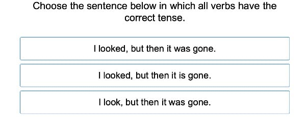 Correct Verb Tense large image