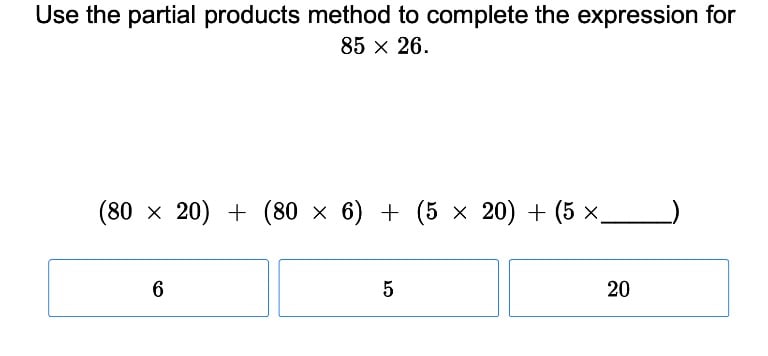 Multi-Digit Multiplication and Partial Products 1