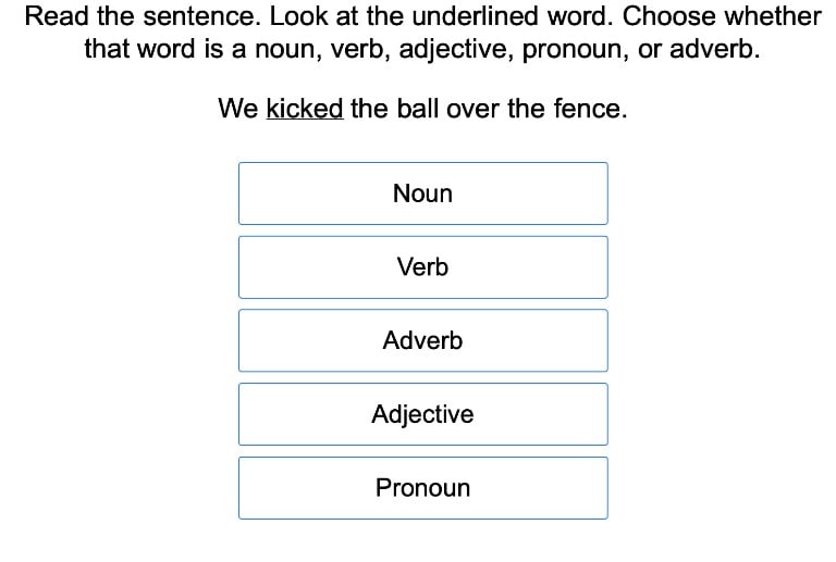 Parts of Speech 1