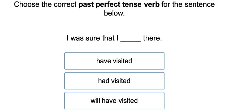 Past Tense Verbs 3