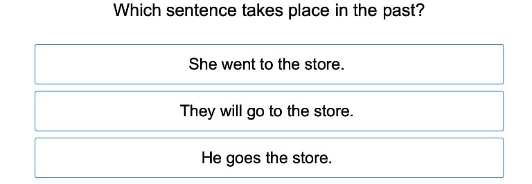 Past Tense Verbs
