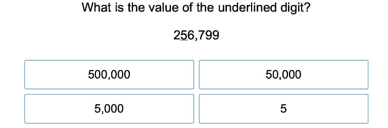 Place Value Up to Ten Thousands Place