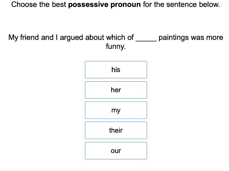 Possessive Nouns 3