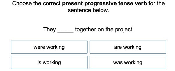 Present Tense Verbs 2 large image