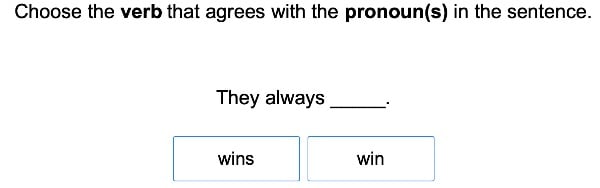 Pronoun-Verb Agreement large image