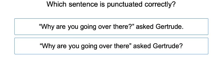 Punctuation in Dialogue 3