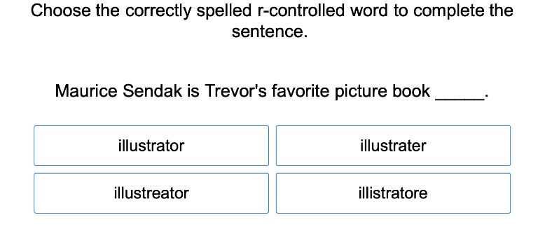 R-Controlled and Multi-Syllabic Spelling