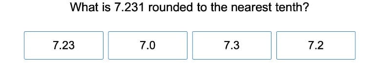 Rounding Decimal Numbers to the Nearest Tenth