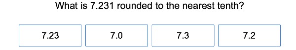 Rounding Decimal Numbers to the Nearest Tenth large image