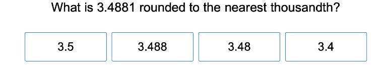 Rounding Decimal Numbers to the Nearest Thousandth