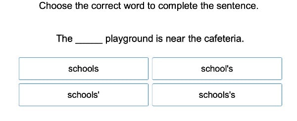 Singular and Plural Possessives large image