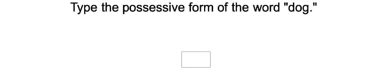 Singular Possessives