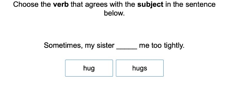 Subject-Verb Agreement 1