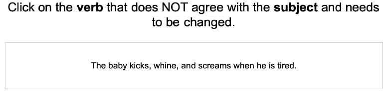 Subject-Verb Agreement 3