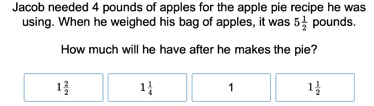 Subtraction of Mixed Numbers